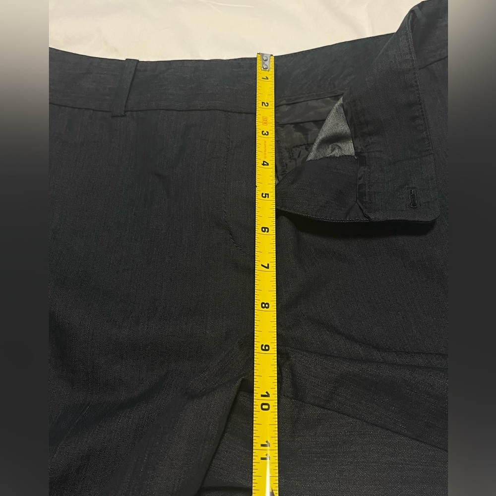 TALBOTS Women’s Charcoal Bermudas Dressy Stretch Shorts Size 10 - Picture 11 of 16